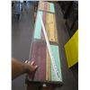Image 2 : WOODEN NARROW PAINTED TABLE WITH 2 SHELVES