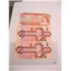 Image 1 : 2 1986 CANADIAN $2 BILLS