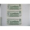 Image 2 : 3 CANADIAN 1973 $1 BILLS