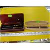 Image 1 : DOUBLE CASED SET OF PENS & A SINGLE CASED PEN