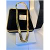 Image 1 : 14KT GOLD CHAIN - 16" LONG (STAMPED ITALY) - 15G WEIGHT