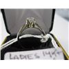 Image 2 : LADIES 14KT DIAMOND SOLITAIRE RING - .50 CTS W/A - $3,875. - SZ 5 1/2