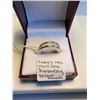 Image 1 : LADIES 14KT WHITE GOLD DIAMOND RING W/44 SMALL DIAMONDS - SZ 6 1/2