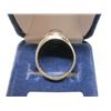 Image 2 : SILVER (.925) RING W/PURPLE STONE - SZ 6