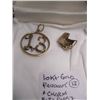 Image 1 : 10KT GOLD #13 PENDANT & BABY BUGGY CHARM