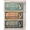 Image 1 : 1954 $1, $2, $5 BILLS
