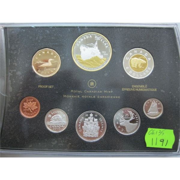 ROYAL CANADIAN MINT 2010 PROOF SET