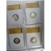 Image 2 : 17 ASST. SILVER US QUARTERS, GRADED