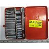 Image 1 : SET OF SNAP ON 1/4" DRIVE SOCKETS & DEEP SOCKETS SAE
