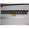 Image 1 : SET OF SNAP ON 1/2" DRIVE METRIC SOCKETS