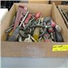 Image 2 : BOX OF ASST. VICE GRIPS, PIPE WRENCHES, SCREWDRIVERS, ETC.