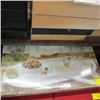 Image 2 : LG. 3 PIECE PLATTER SET & A FONDUE SET