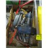 Image 2 : 2 BOXES OF MISC. SAWS, AIR NAILER, ETC.