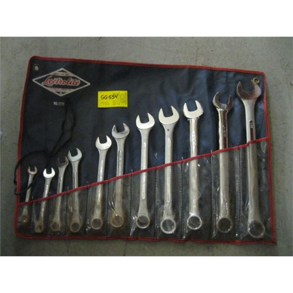 SET OF SAE COMBINATION WRENCHES