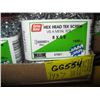 Image 3 : BOX OF 8 CONTAINERS OF 8X5/8" HEXHEAD TECK SCREWS