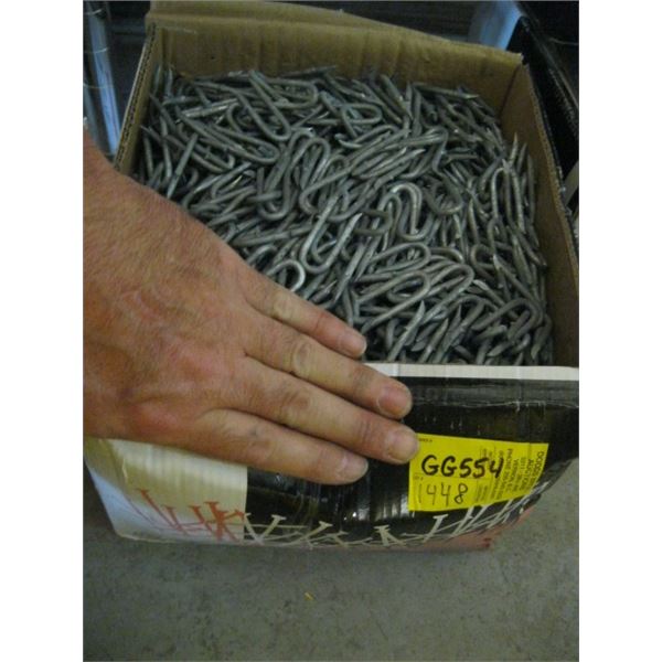 NEW BOX OF 1.75" 8 GUAGE FENCE STAPLES