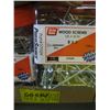 Image 2 : BOX OF 8 CONTAINERS OF 8X3" WOOD SCREWS