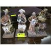 Image 1 : 4 PAPER MACHET FIGURINES