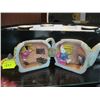 Image 2 : SMALL RABBIT HUT TEAPOT & DEMITASSE COFFEE TEA SET