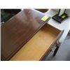 Image 2 : SMALL HARDENED SINGLE DRAWER 2 DOOR CABINET, MATCHES DINING ROOM SET