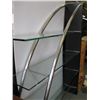 Image 2 : MODERN CURVED BAR GLASS SHELF UNIT