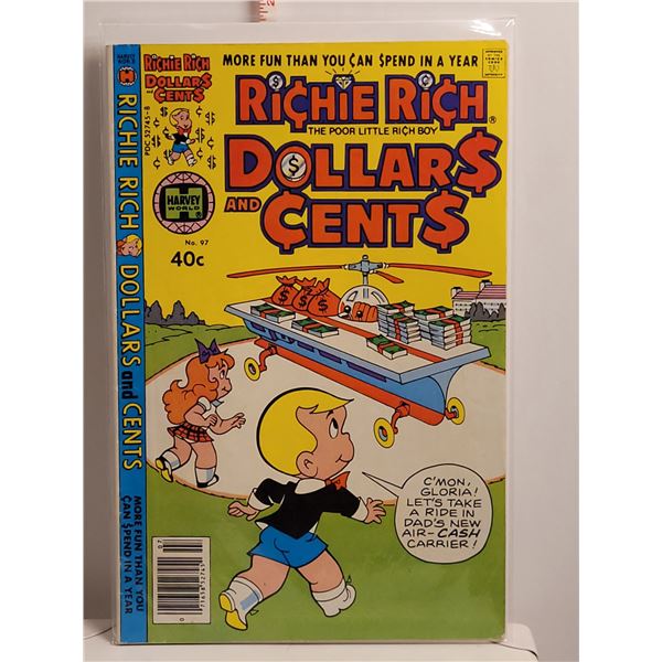 1980, Richie Rich, Dollars And Cents, No 97, 40 Cents