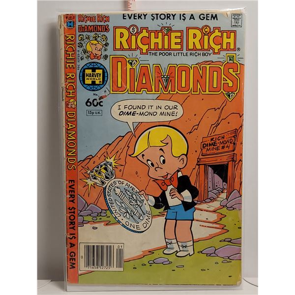 1982, Richie Rich, Diamonds, No 56, 60 Cents