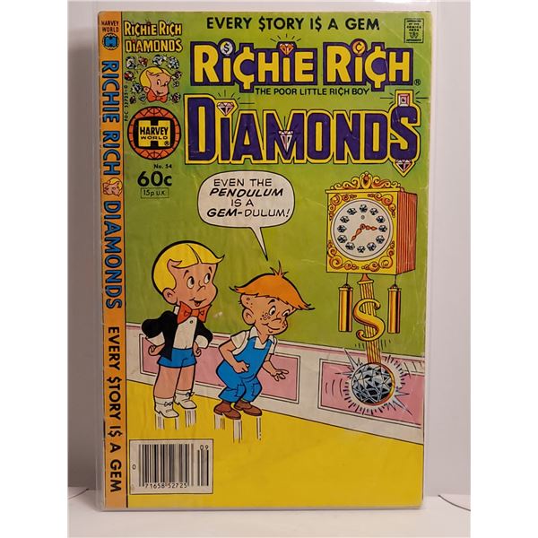 1982, Richie Rich, Diamonds, No 54, 60 Cents