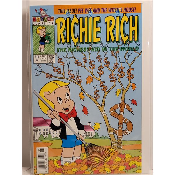 1991, Richie Rich, The Richest Kid In The World, No 11, $1.50