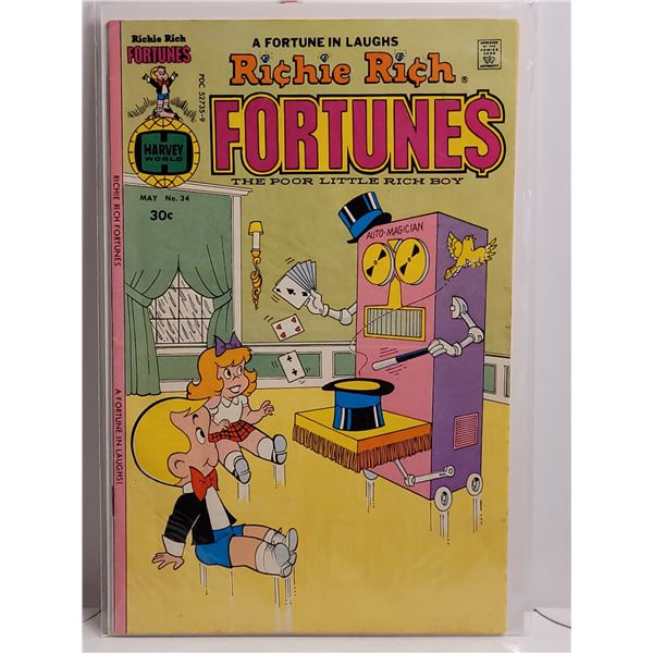 1977, Richie Rich, Fortunes, No 34, 30 Cents