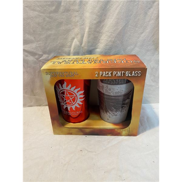 Supernatural join the hunt 2 pack pint glasses