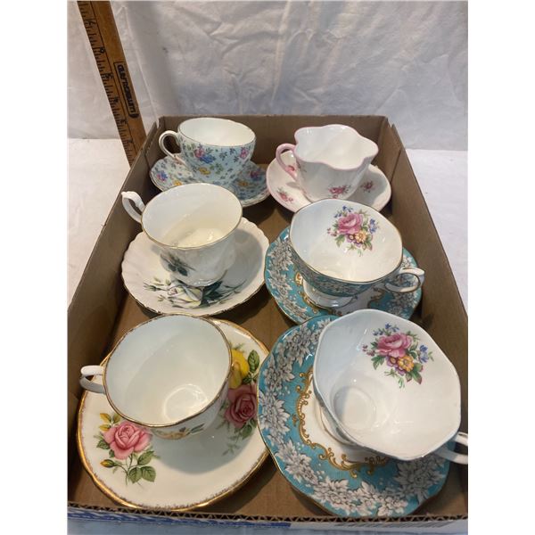 Tea cups and saucers
