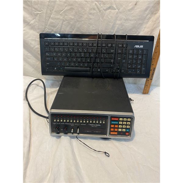 Realistic scanning reciever and keyboard