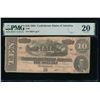 Image 1 : 1864 $10 T-68 Confederate PMG 20