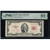 Image 1 : 1953B $2 STAR Legal Tender Note PMG 64EPQ