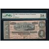 Image 1 : 1864 $10 T-68 Confederate PMG 58EPQ