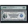 Image 1 : 1918 $1 Boston FRBN PMG 64