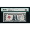 Image 1 : 1928 $1 Legal Tender Note PMG 65EPQ