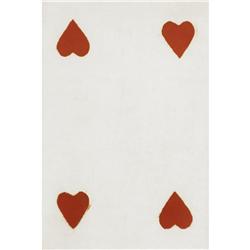 Donald Sultan Four Hearts