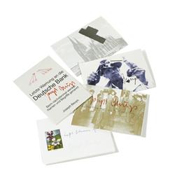 Joseph Beuys postcards, collection of five