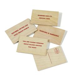 Jenny Holzer Truisms postcards, collection of five