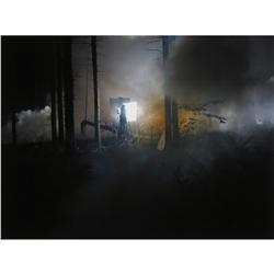 Gregory Crewdson Production Still (Man in Woods #2)