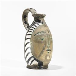 Pablo Picasso Femme du Barbu pitcher