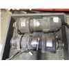 Image 2 : (2) Fuji DC Motor Type# GEELM-DGT-120, 22V w/ 30:1 Tsubaki Gear Reduction Units