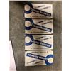 Image 1 : (4) NEW Chicago Hardware Turned Eyebolts, 3/8"x16x2-1/2", G-3-W,   4 -Packages of 10