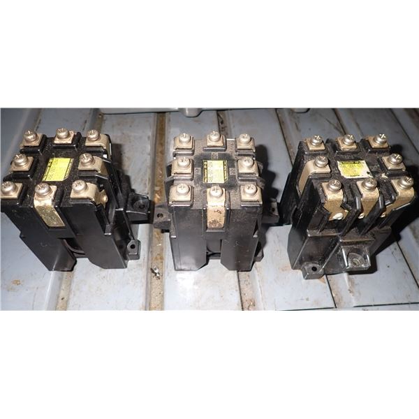 Lot of (3) Fuji Contactors #A58L-0001-0264