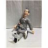 Image 2 : Pee Wee Herman - 4" Clip on magnet, missing one shoe & Pee Wee Herman 17" Matchbox Toys