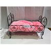 Image 2 : Picture Perfect Babies - Black Wire Heart Bed w/ Mattress
