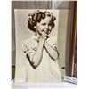 Image 3 : Shirley Temple - Framed Cross Stitch (Girl Holding Doll), 11" x 14" Photograph