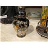 Image 2 : Chinese Tea Time - 2 Vases Made in Japan & Chinese Lamp